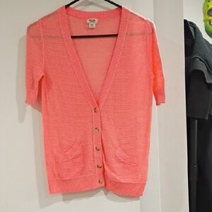 Mossimo Supply Co. Coral Cardigan Sweater